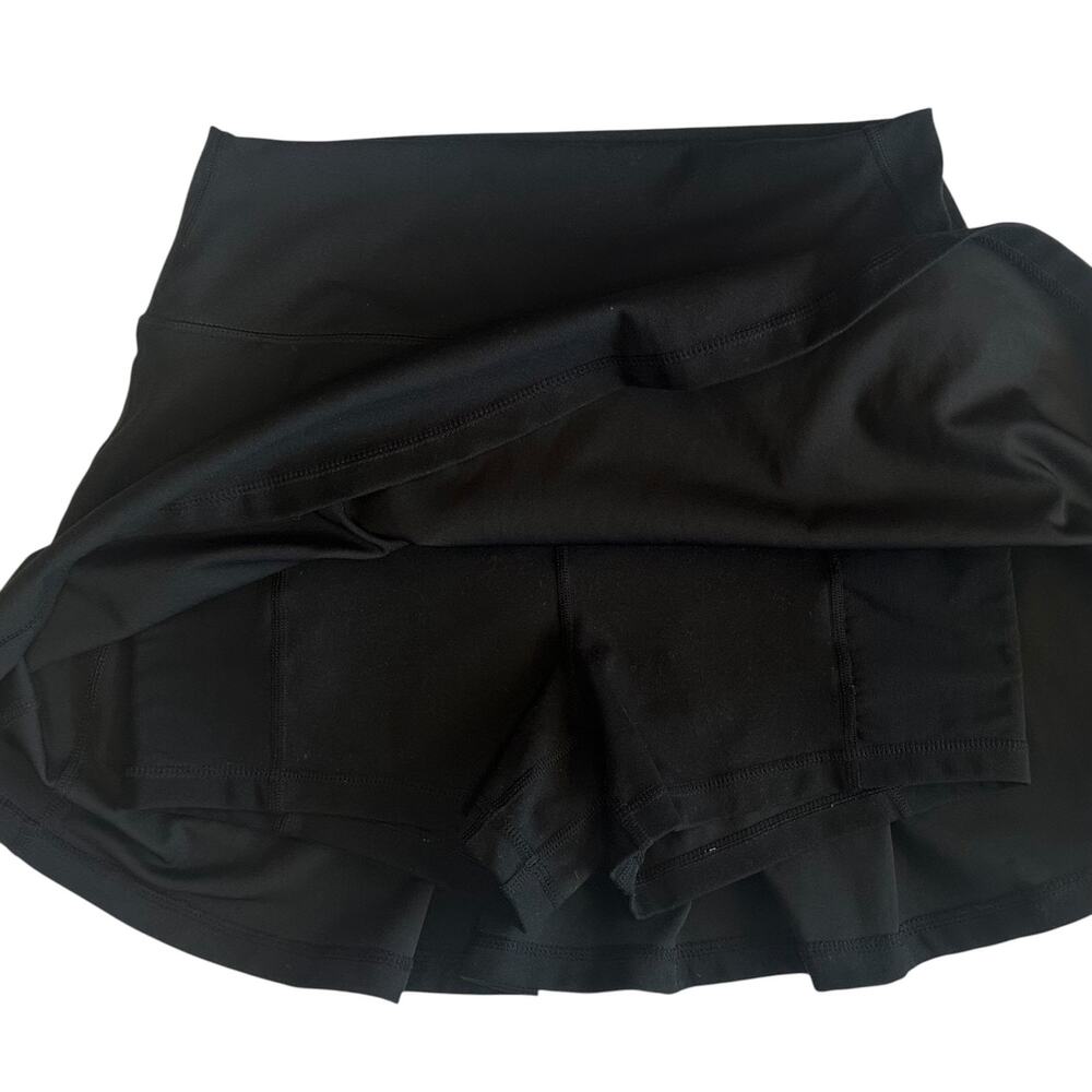 J. Crew CloudStretch Flared Sports Skirt Black BK334 Size XS - Picture 6 of 9
